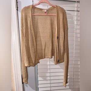 Holey knitted top